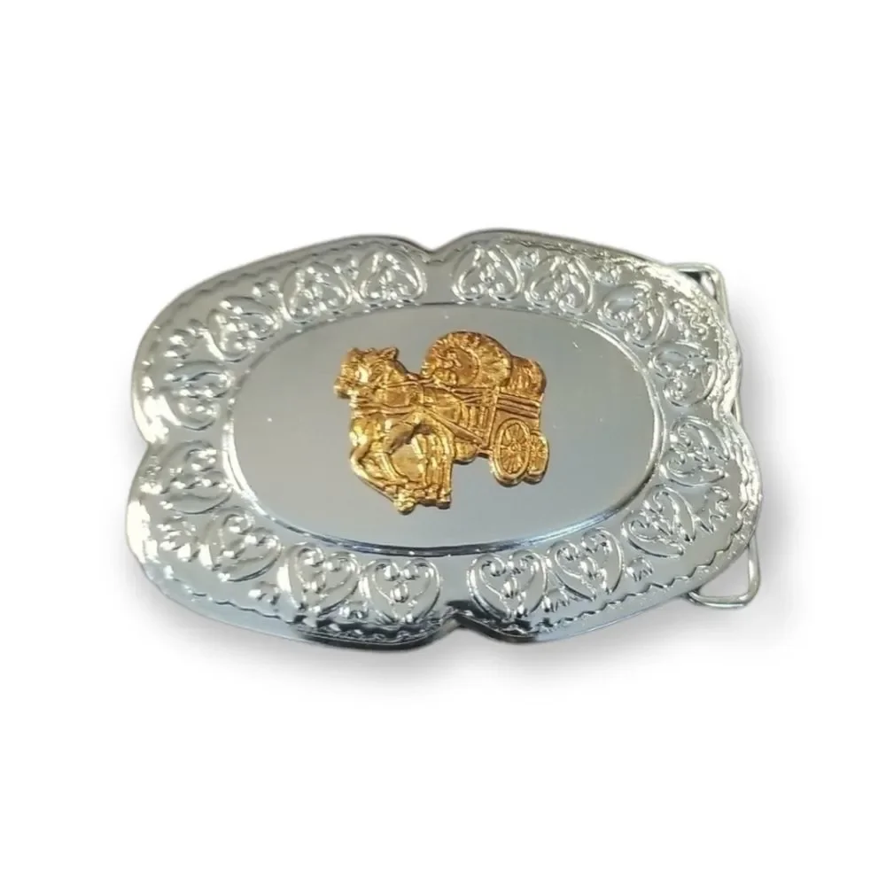 NWOT Old West Covered Wagon Belt Buckle